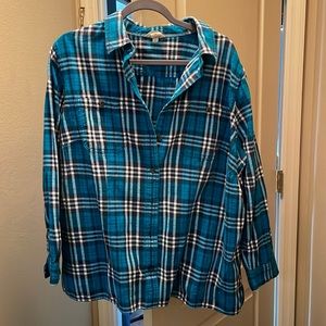 Duluth Trading flannel button down (women’s)